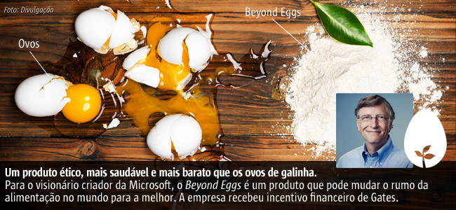 Beyond Eggs é a alternativa aos ovos para livrar galinhas do confinamento.